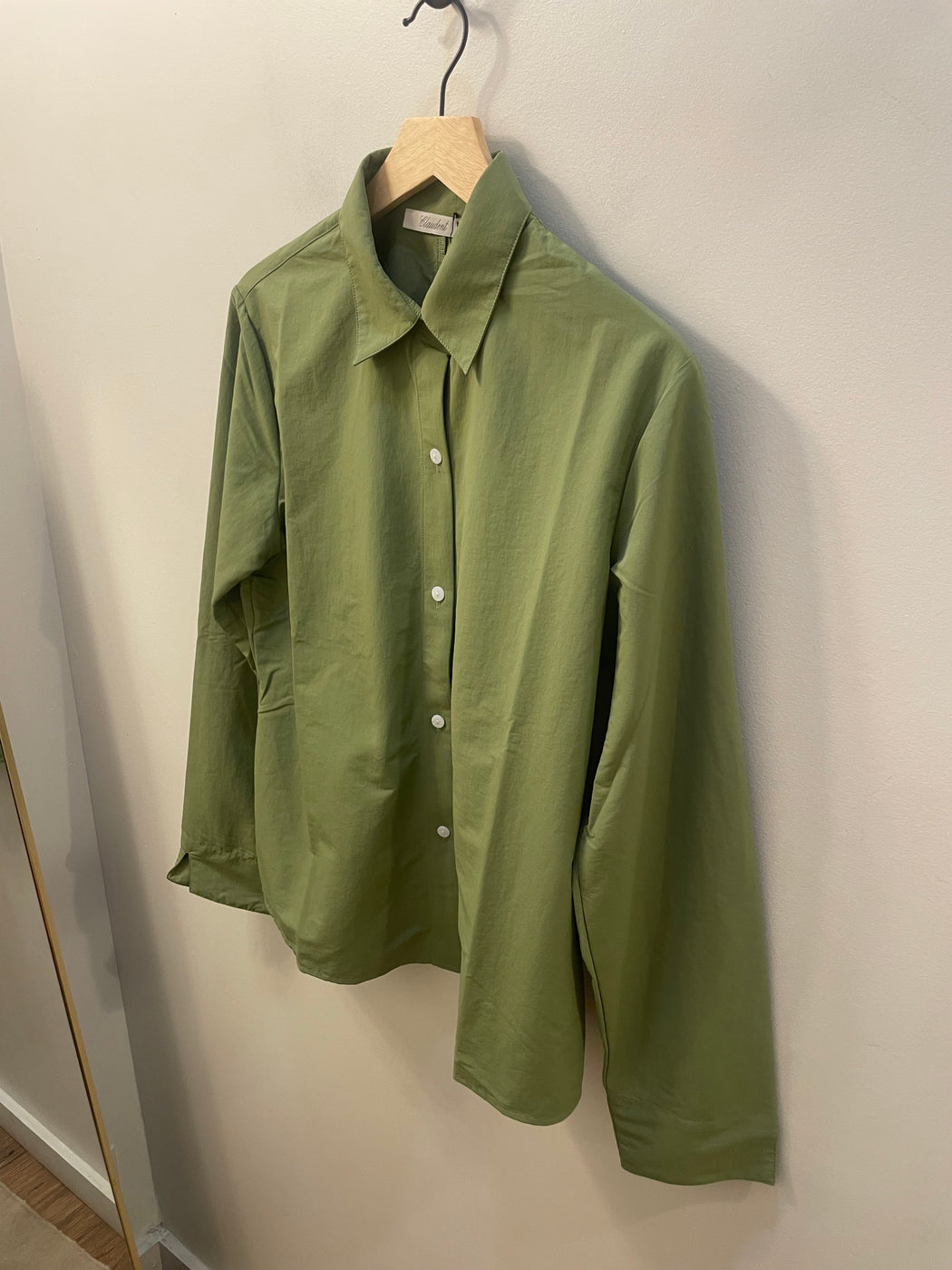Long Sleeve Button Up Shirt | Green