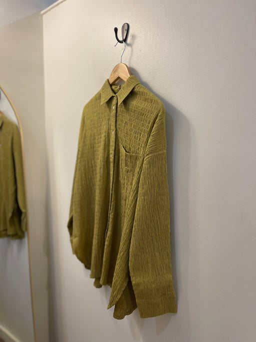 Meryl Shirt | Olive Stone