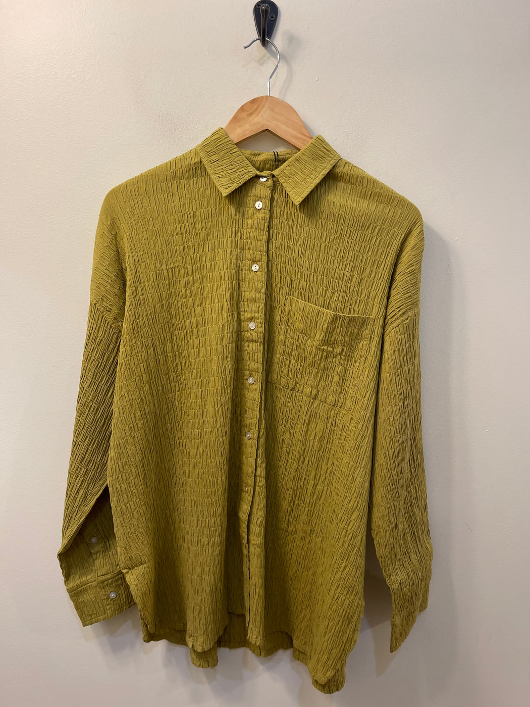 Meryl Shirt | Olive Stone