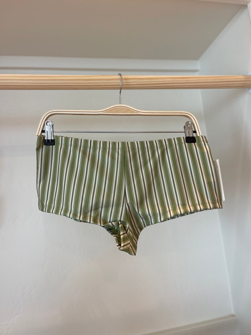 Olina Bikini Bottom | Ombré Stripe Juniper