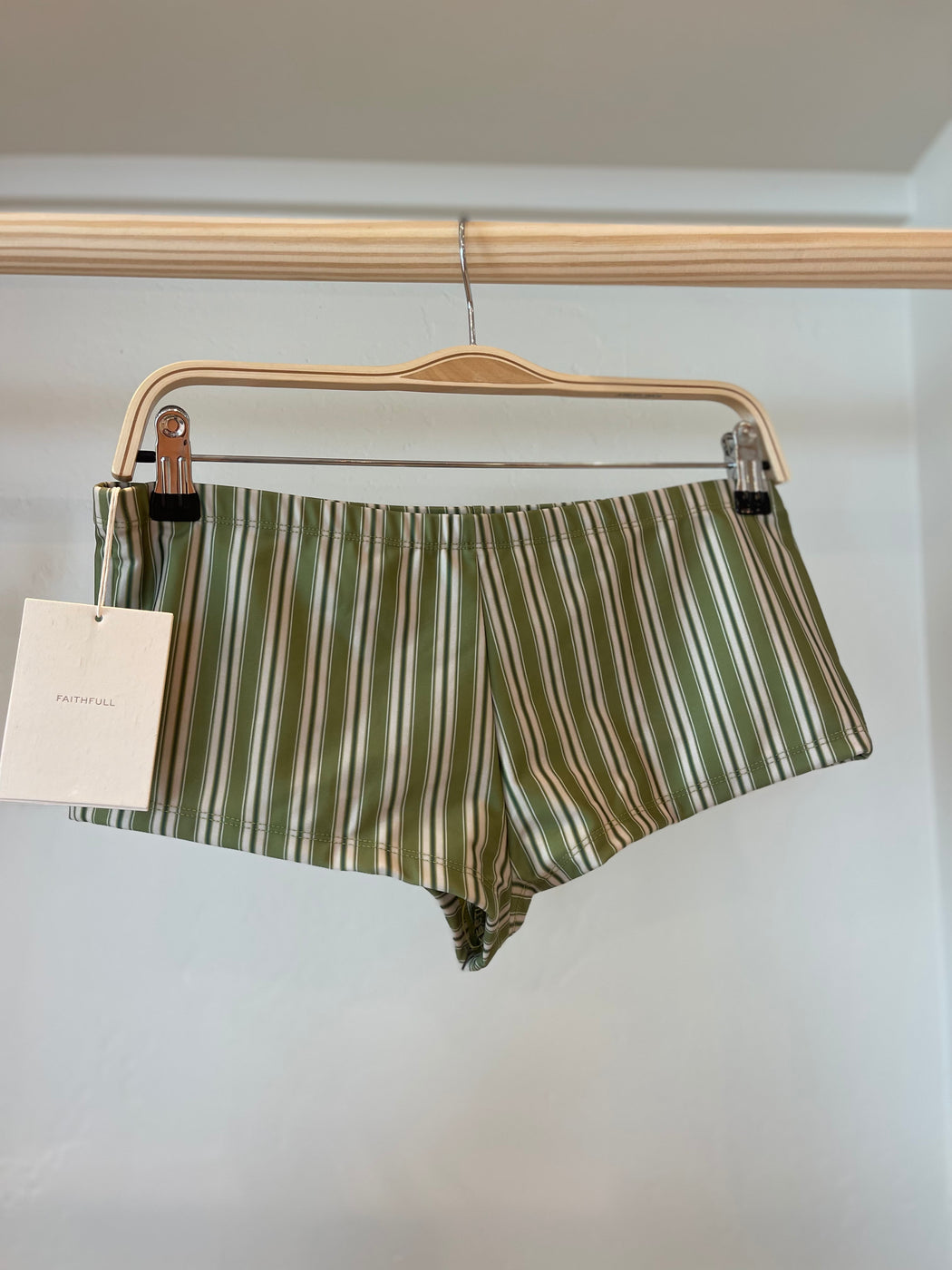 Olina Bikini Bottom | Ombré Stripe Juniper