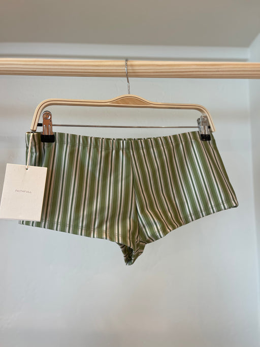 Olina Bikini Bottom | Ombré Stripe Juniper