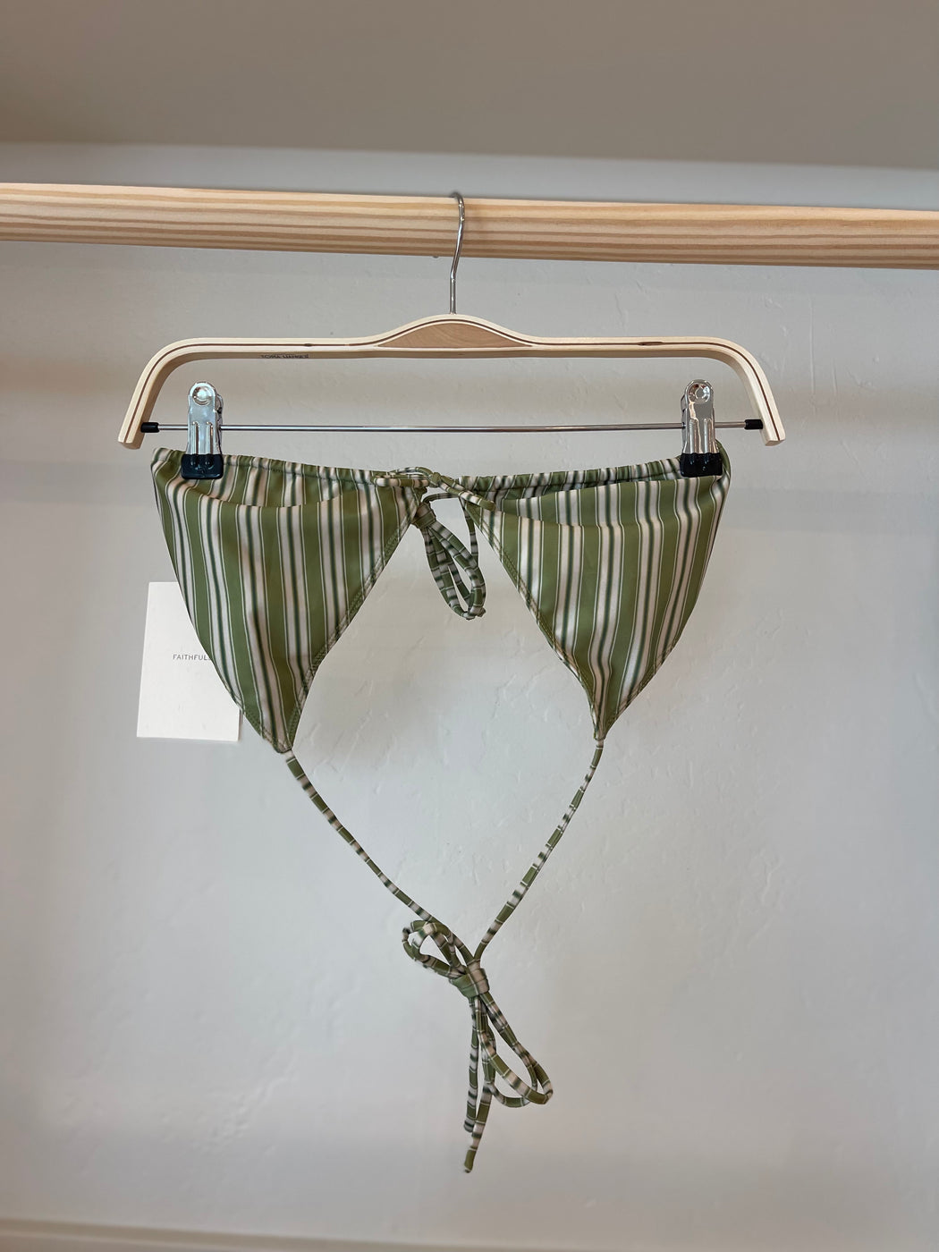 Arabella Bikini Top | Ombré Stripe Juniper