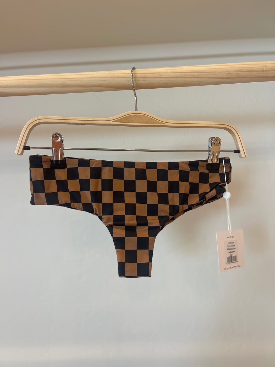 EXCLUSIVE Active Bottom | Mocha Checker