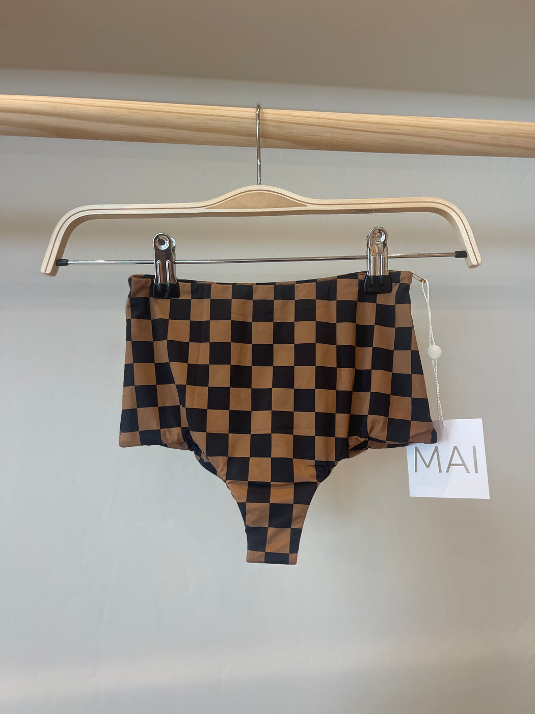 EXCLUSIVE Mod Bottom | Mocha Checker