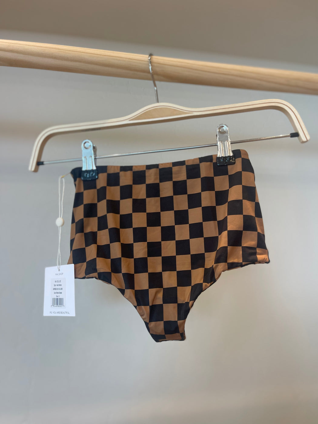 EXCLUSIVE Mod Bottom | Mocha Checker