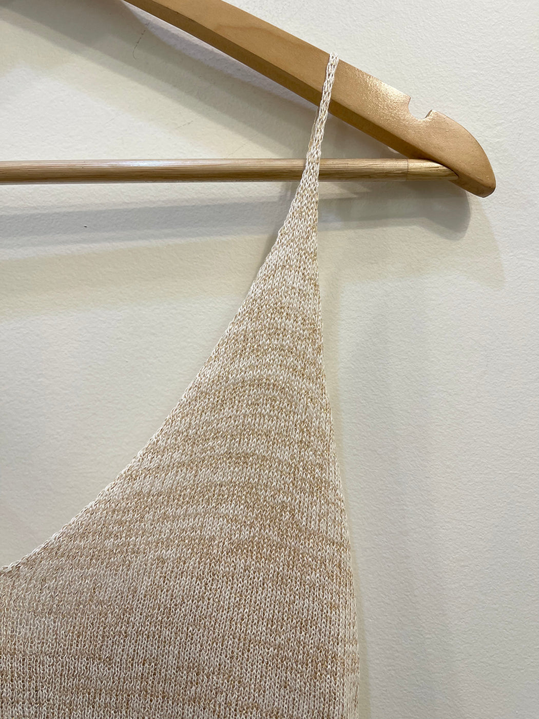 Vega Knit Singlet | Ivory
