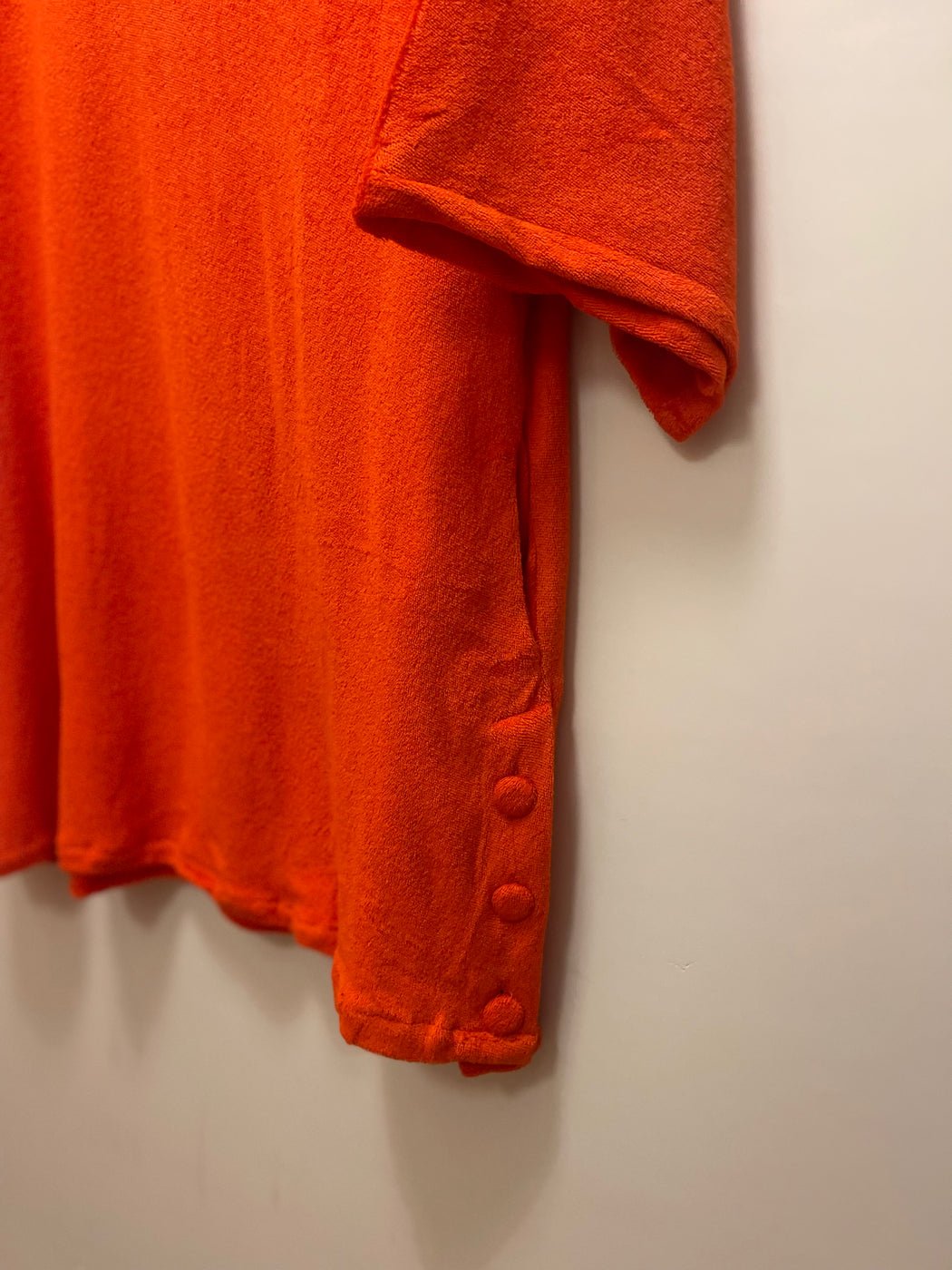 Terry Kimono Mini Dress | Tomato