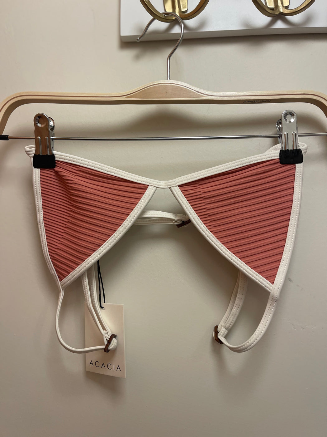 Baja Dual Ribbed Piped Top | Lychee