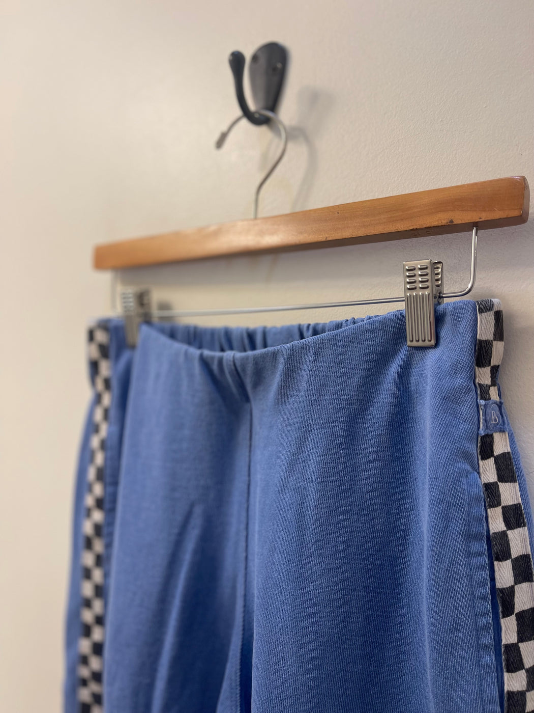 Mollie Slater Wide Leg Pant | Checkerboard Maliblue