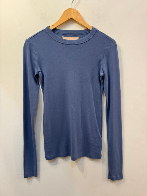 Longsleeve Crew Tee | Sapphire