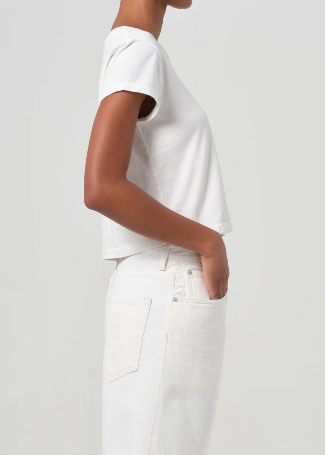 Adine Tee | White Ash