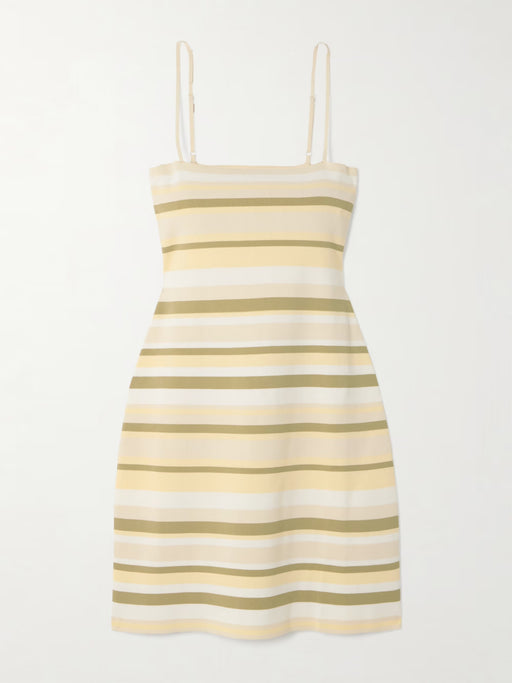 Citara Mini Dress | Butter Stripe
