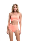 Bandeau Top Neoprene Swim | Sugar Coral