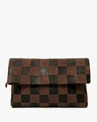 Caryall Clutch | Black / Chocolate