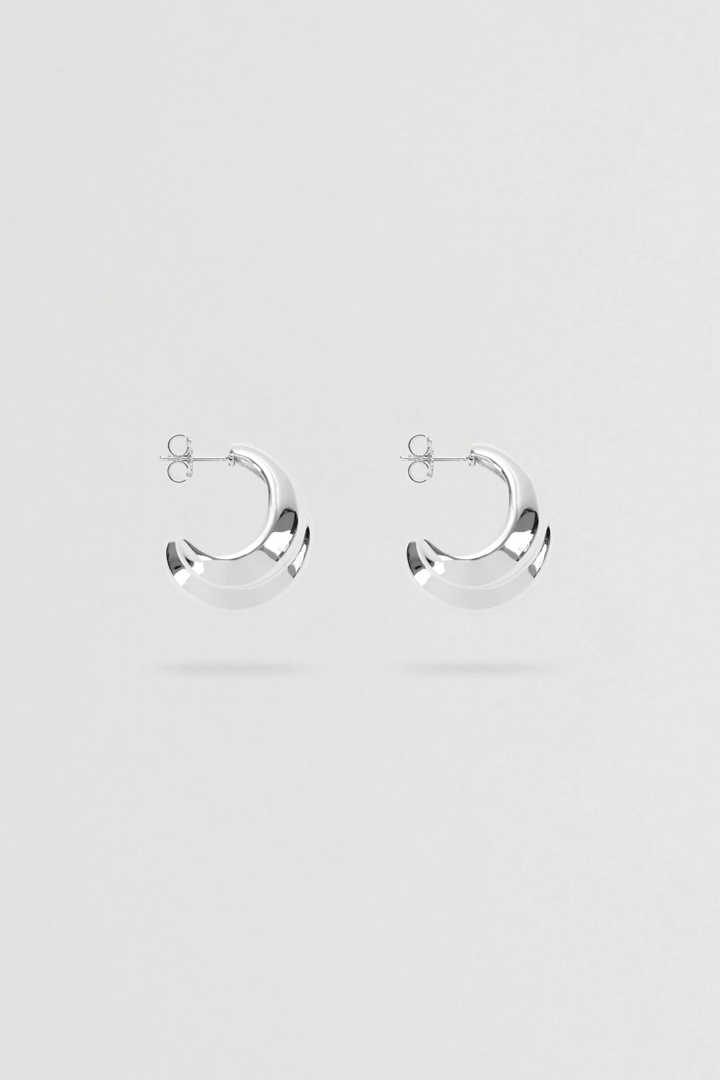 Mega Hoops -Large- | Silver