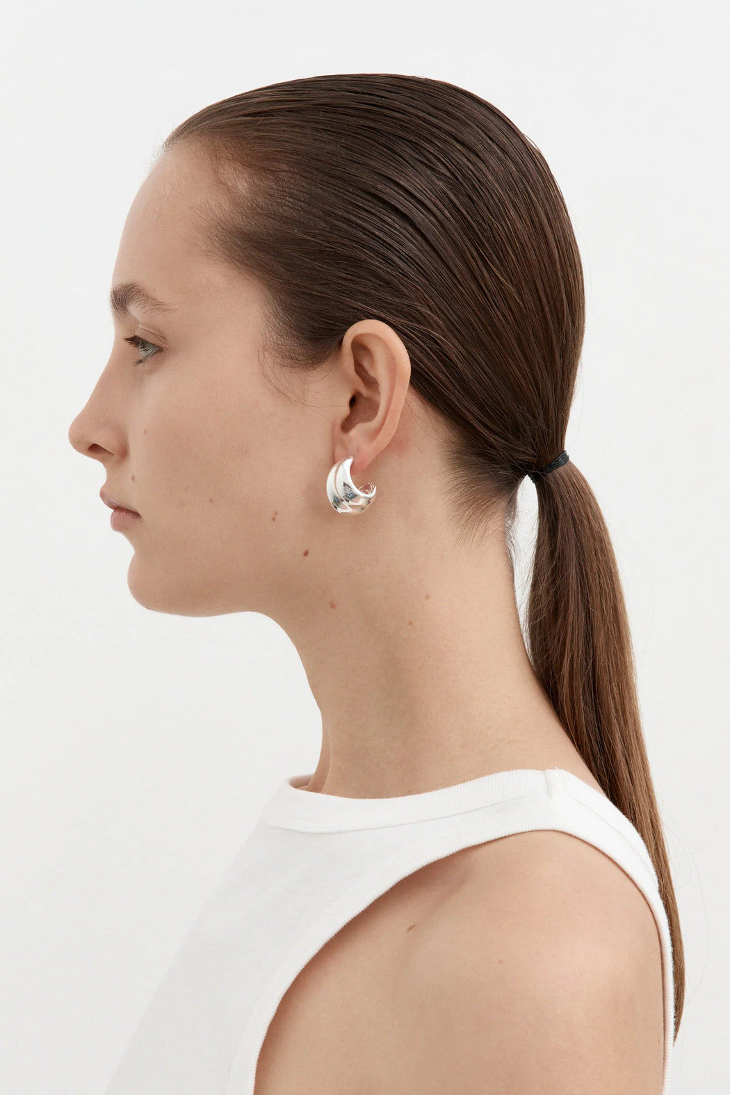 Mega Hoops -Large- | Silver