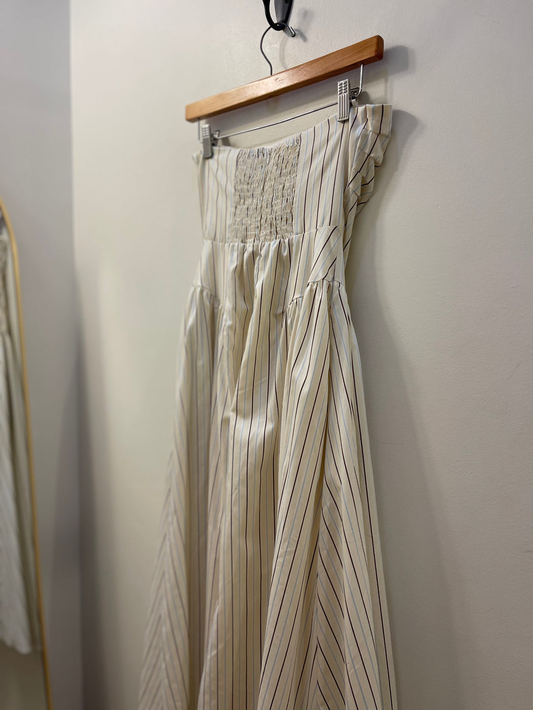 Benetta Midi Dress | Fiori Stripe Lemon