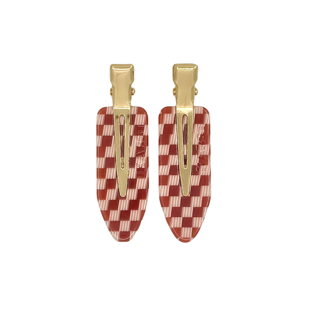 Creaseless Clips | Maraschino Checker