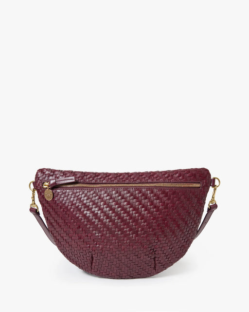 Grande Fanny | Cassis Woven Zig-Zag