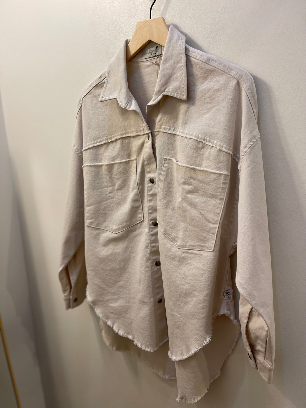 Rag Shacket | Cream