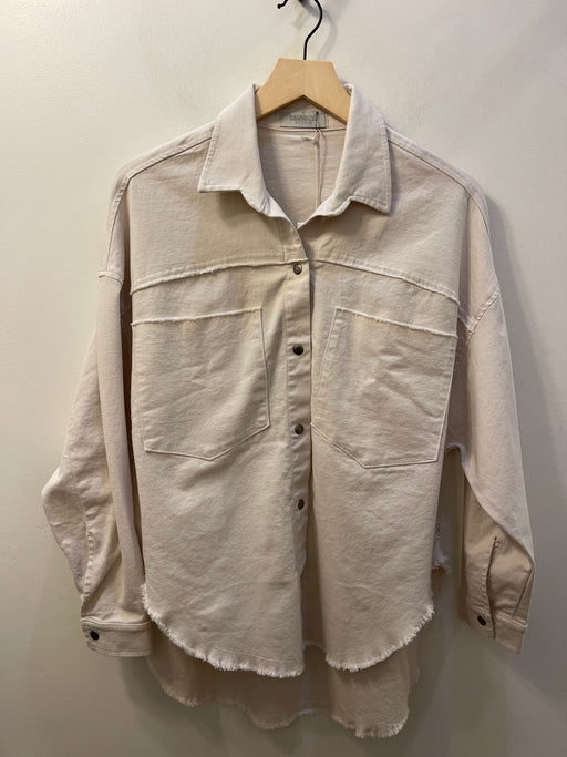 Rag Shacket | Cream