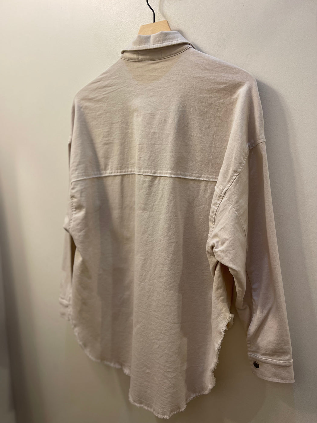 Rag Shacket | Cream