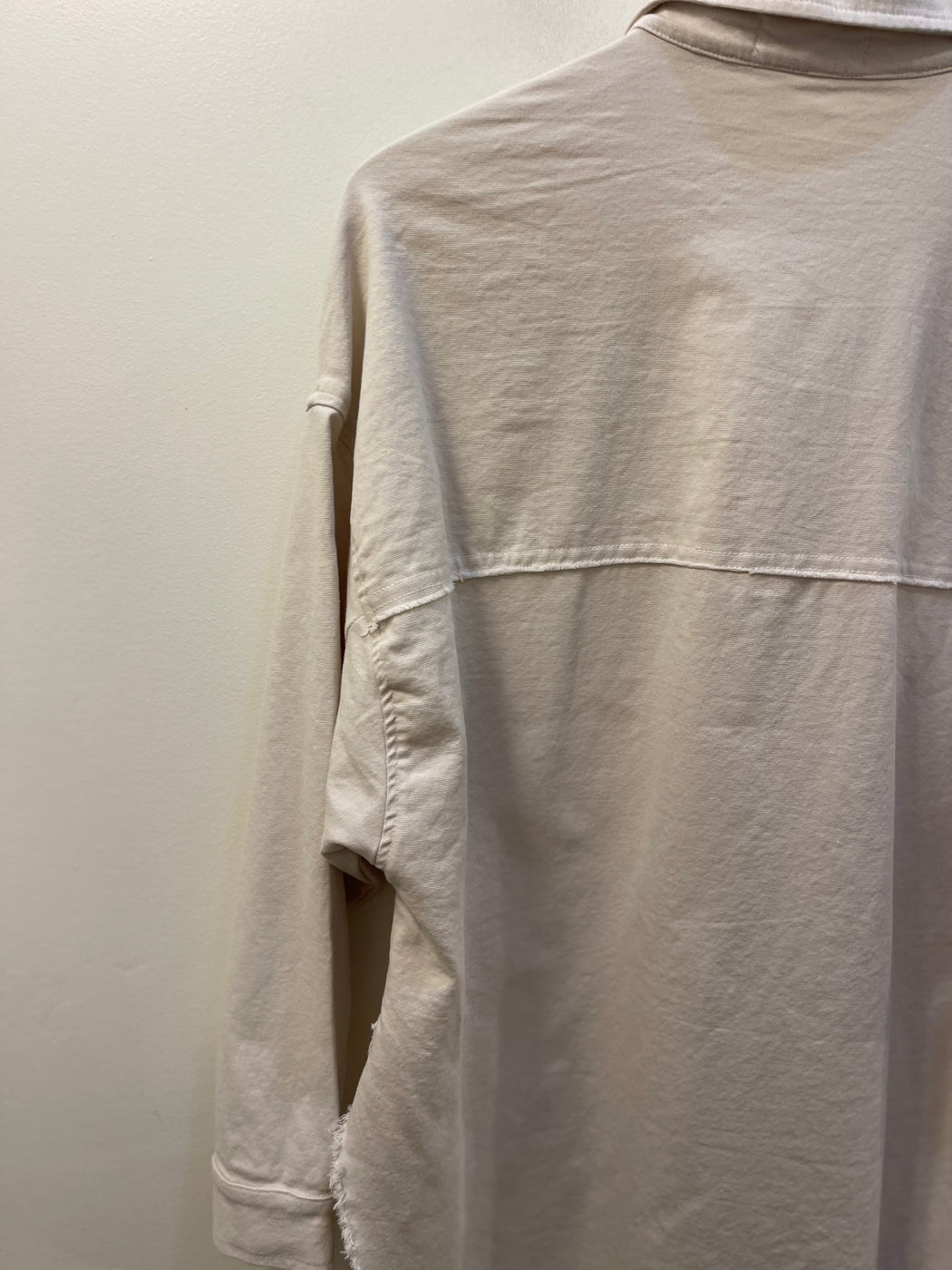 Rag Shacket | Cream