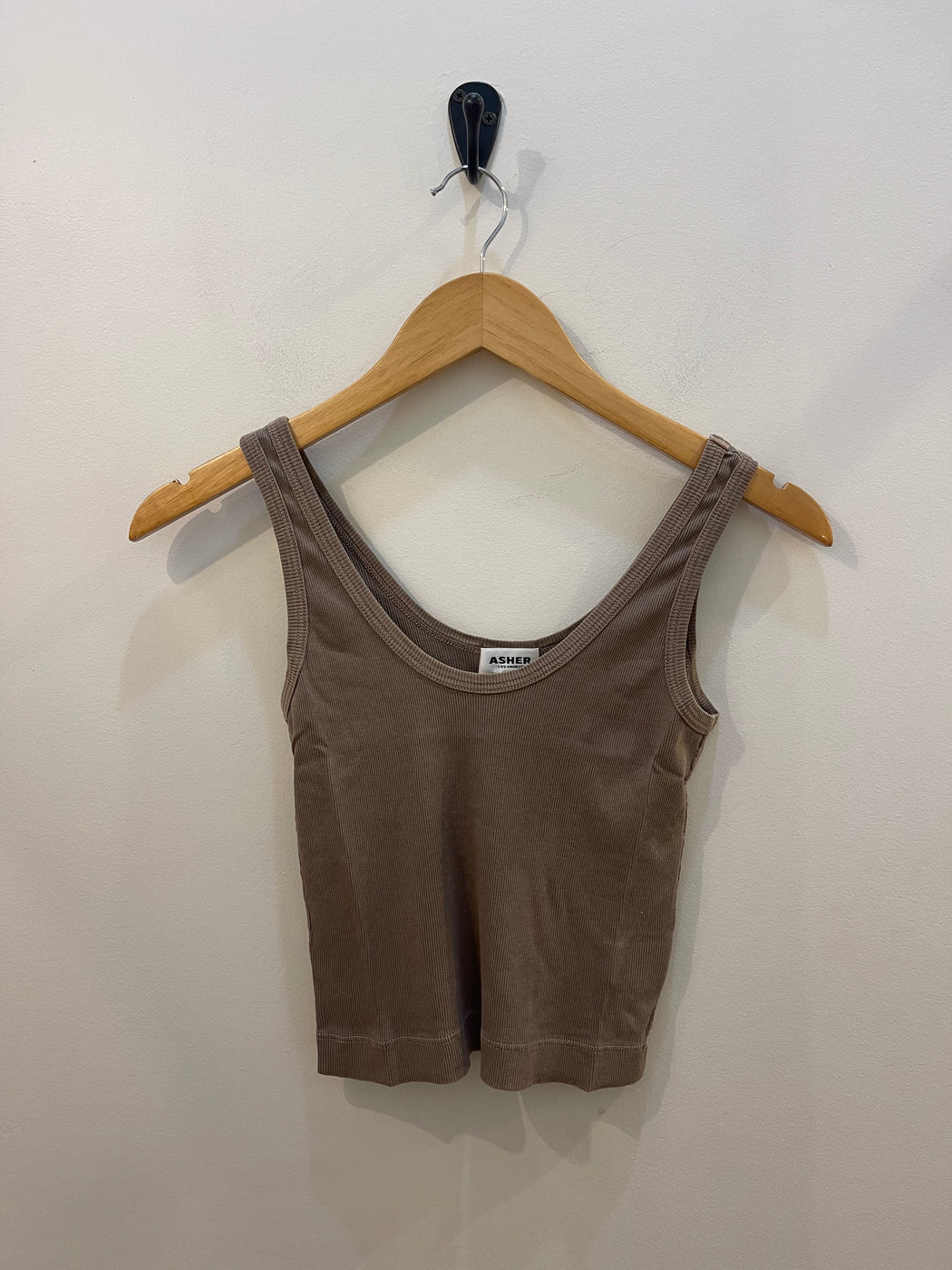 Raya Lightweight Rib Tank | Vintage Mushroom