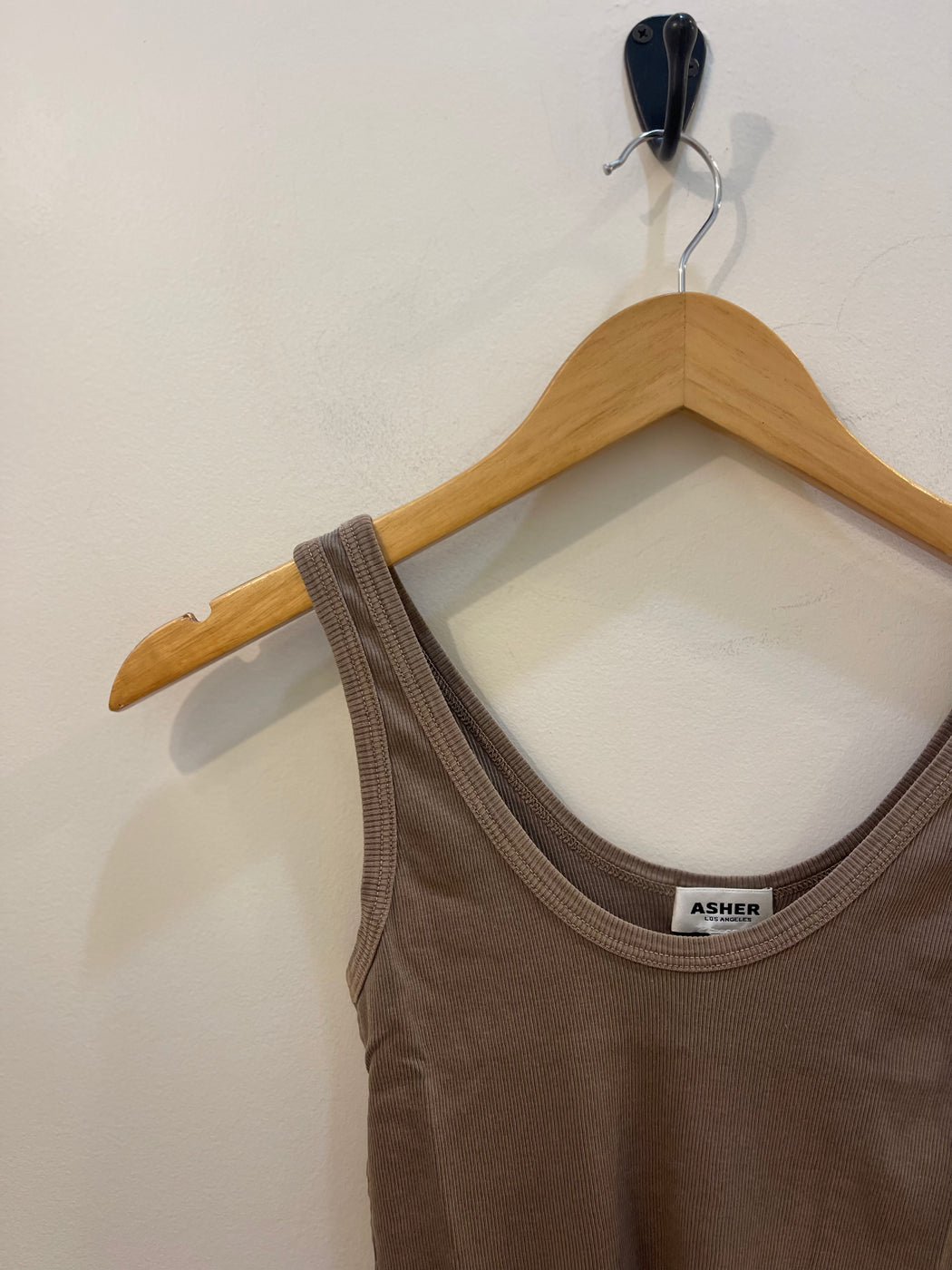 Raya Lightweight Rib Tank | Vintage Mushroom