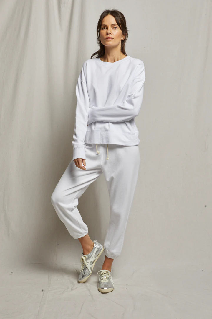 Johnny Sweat Pant | White