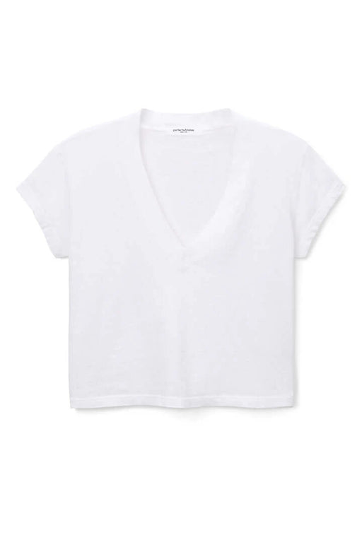 Alanis V Neck Tee | White