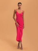 Jones Slip Dress | Maine Red