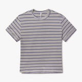 Oversized Boyfriend Tee | Heather Stripe