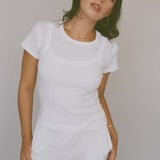 Perfect T-Shirt | Swan Pointelle