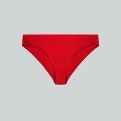 Organic Cotton Bikini Underwear | Poppy Red