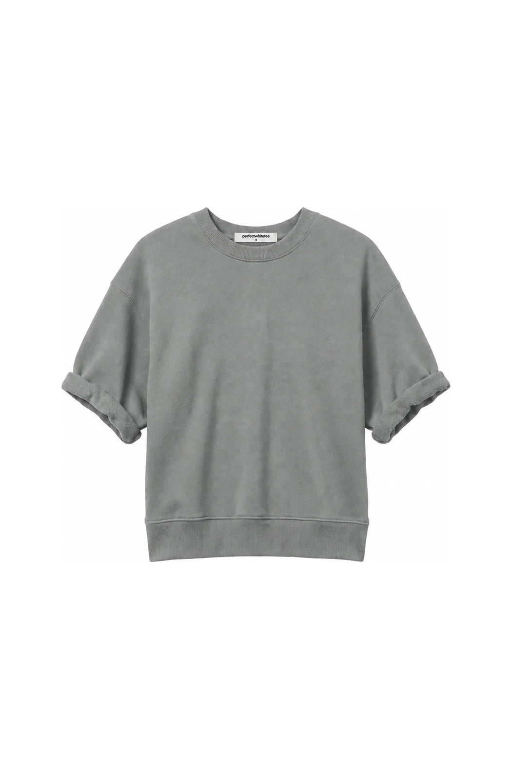 Rebecca Short Sleeve Sweatshirt | Griffin Gray