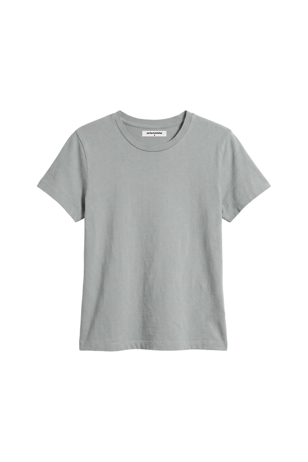 Lisa Recycled Cotton Fitted Tee | Griffin Gray