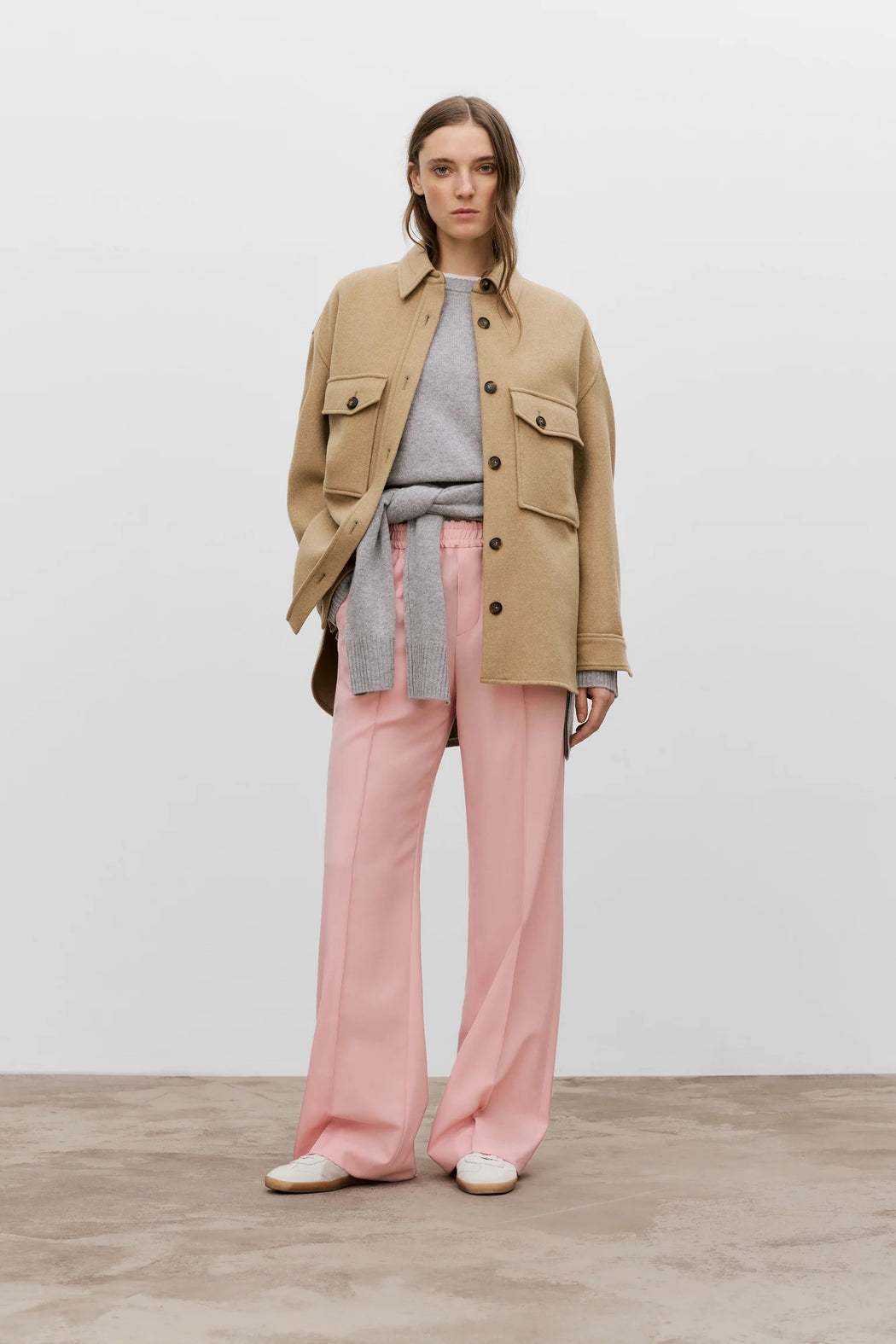 Winona Wide Pants| Powder Pink