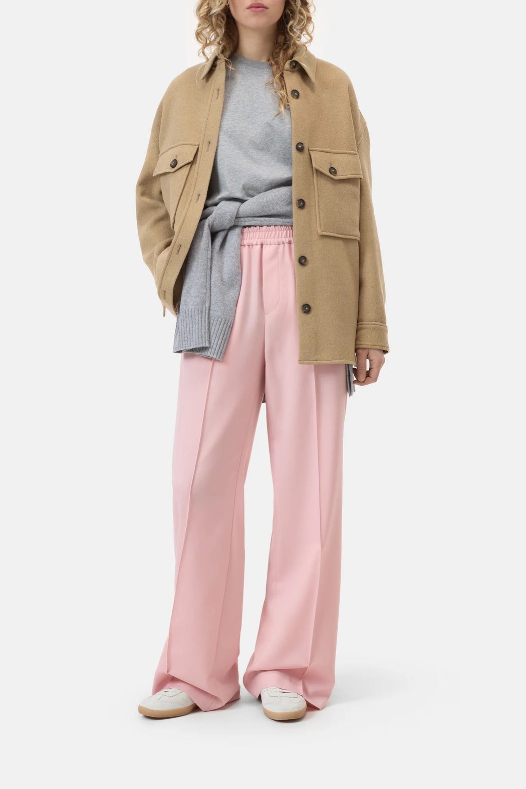 Winona Wide Pants| Powder Pink