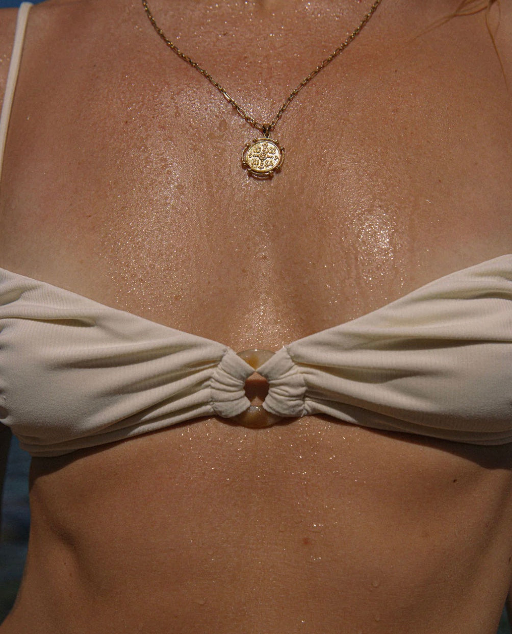 La Rosa Top | Ivory Eco Rib