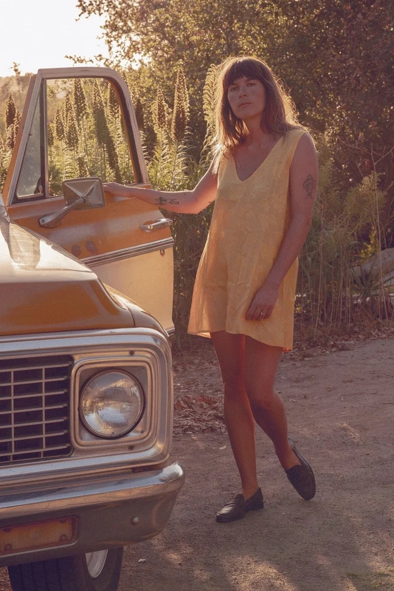Marlowe Mini Dress | Amber Yellow
