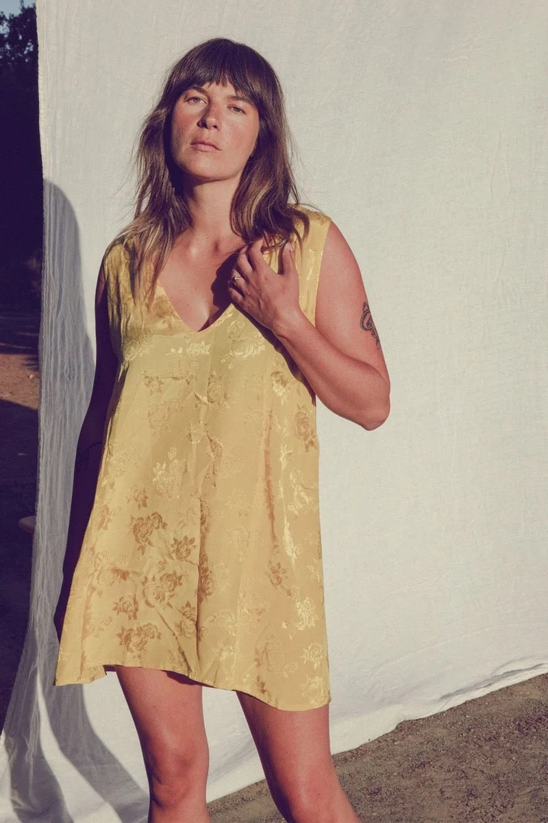 Marlowe Mini Dress | Amber Yellow