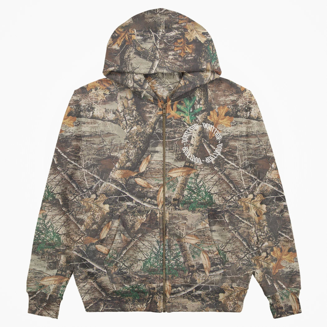 Circle Heavy Fleece Zip Hoodie | Camo