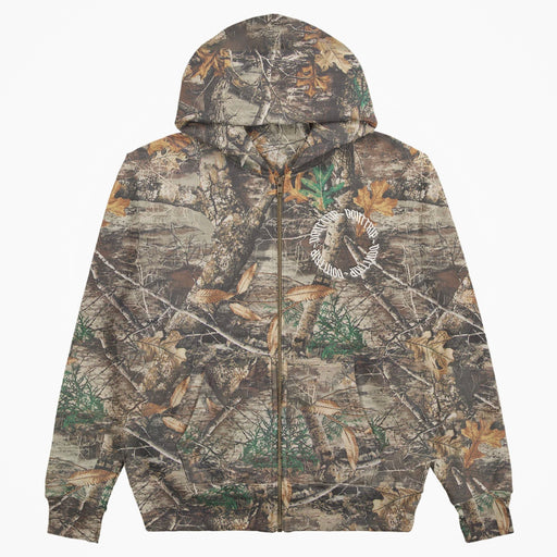 Circle Heavy Fleece Zip Hoodie | Camo