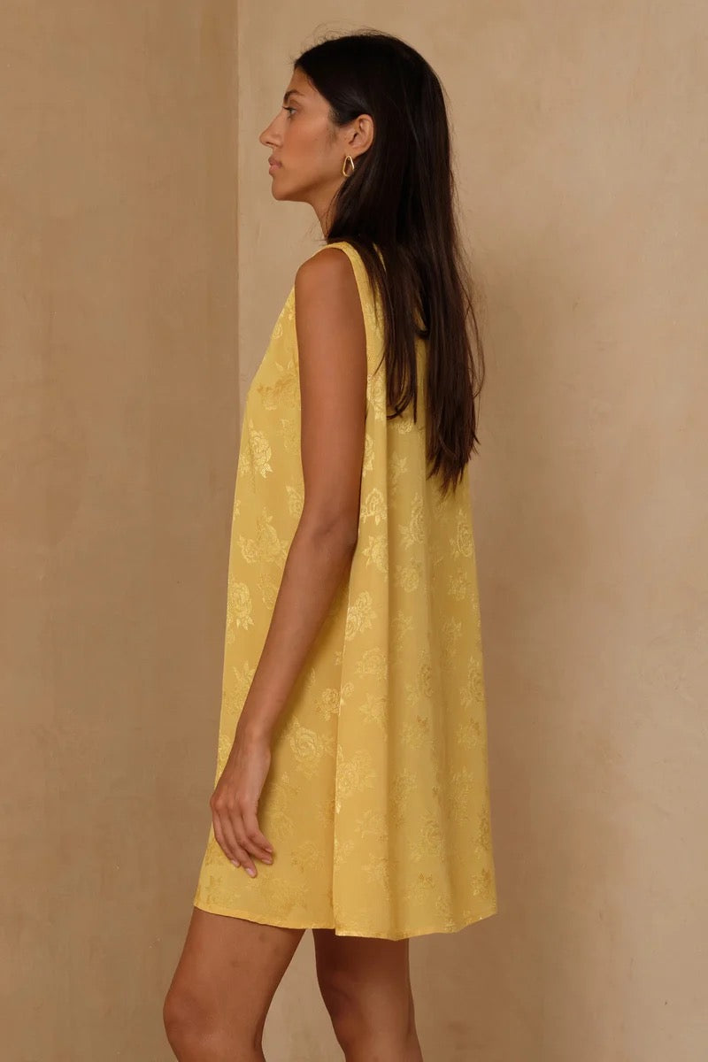Marlowe Mini Dress | Amber Yellow