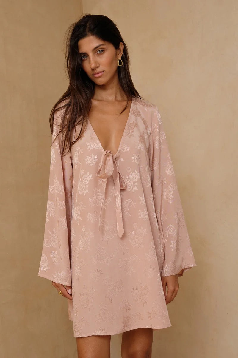 Zermatt Mini Dress | Antique Rose