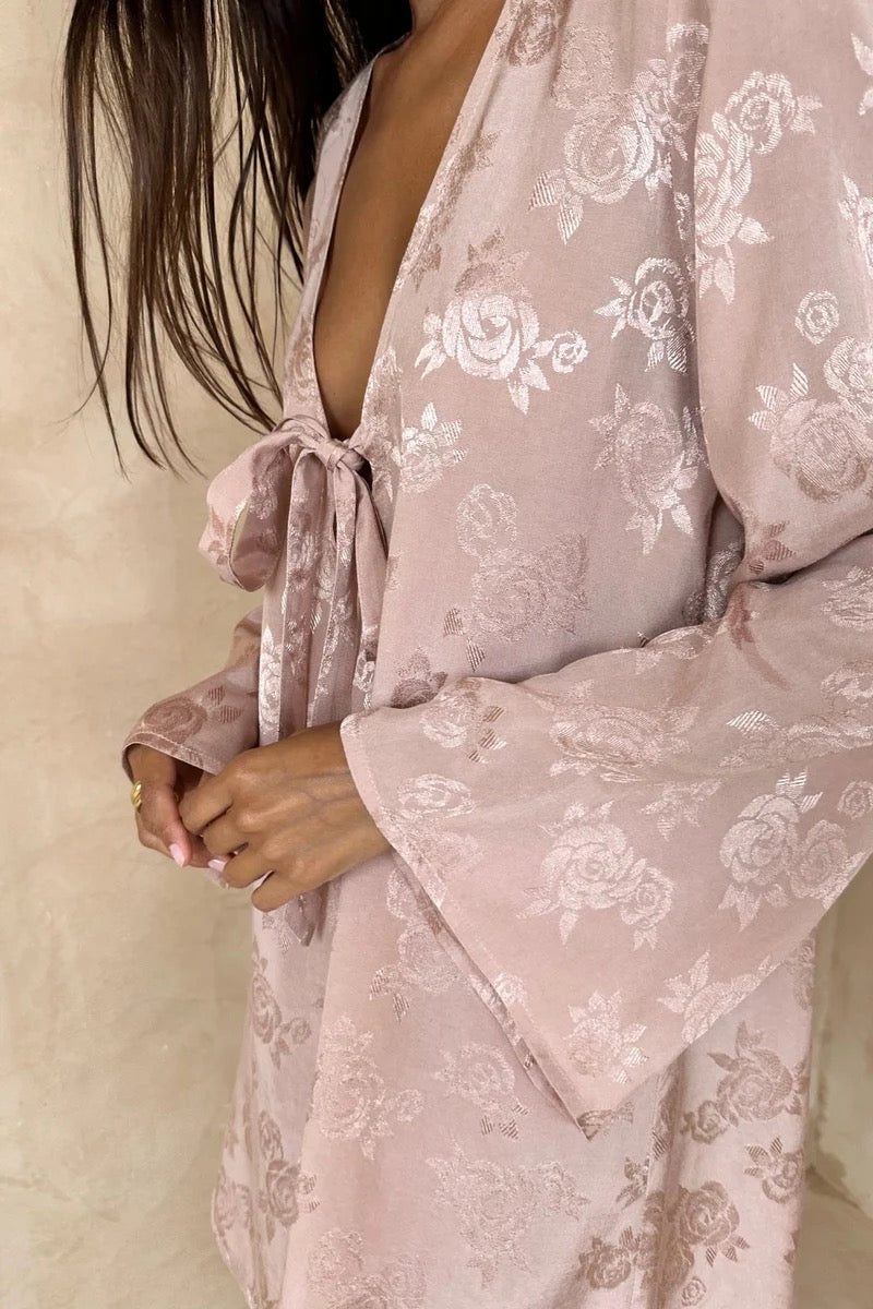 Zermatt Mini Dress | Antique Rose