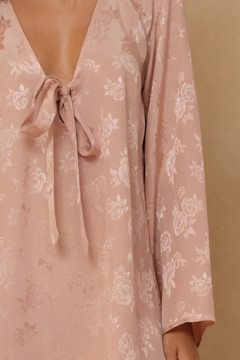 Zermatt Mini Dress | Antique Rose