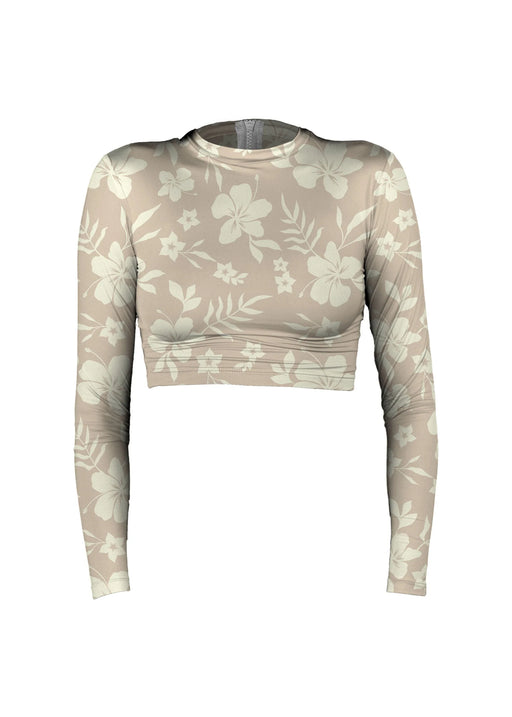 Cropped Rash Guard | Ivory Sundays